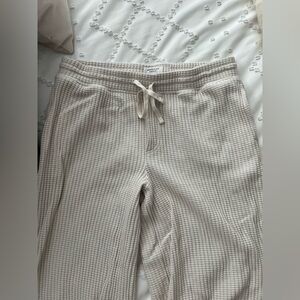 American Eagle waffle wide leg pant